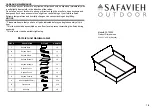 Предварительный просмотр 1 страницы Safavieh PAT2500 Manual