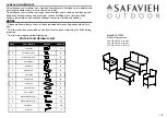 Предварительный просмотр 1 страницы Safavieh PAT2508 Manual