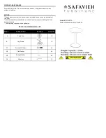 Safavieh PAT4017A Quick Start Manual preview