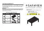 Предварительный просмотр 6 страницы Safavieh PAT6717 Assembly Instructions Manual