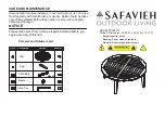 Preview for 4 page of Safavieh PAT6719A Assembly Instructions