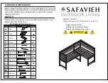 Предварительный просмотр 1 страницы Safavieh PAT6754 Manual