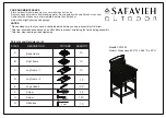 Предварительный просмотр 1 страницы Safavieh PAT7043 Assembly Instructions