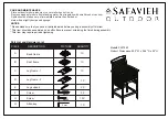 Safavieh PAT7043 Assembly Instructions предпросмотр