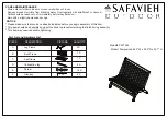 Предварительный просмотр 1 страницы Safavieh PAT7044 Manual