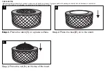 Предварительный просмотр 2 страницы Safavieh PIT1007A Assembly Instruction