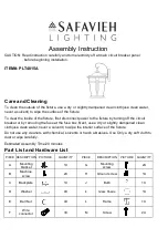 Preview for 1 page of Safavieh RAINE PLT4015A Quick Start Manual