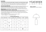 Preview for 1 page of Safavieh RYLER Quick Start Manual