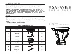 Safavieh SEA5001A Assembly Instructions предпросмотр