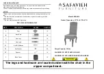 Предварительный просмотр 1 страницы Safavieh SEA8018 Quick Start Manual