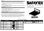 Предварительный просмотр 1 страницы Safavieh SFV2140-K Manual