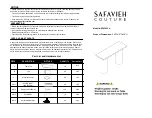 Preview for 1 page of Safavieh SFV2302A Manual