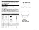 Preview for 1 page of Safavieh SFV2305A Manual