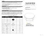 Safavieh SFV2305A Manual предпросмотр