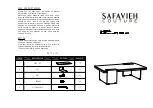Safavieh SFV3541A Quick Manual предпросмотр