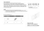 Предварительный просмотр 1 страницы Safavieh SFV5524A Manual