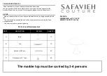 Safavieh SFV9307A Assembly preview