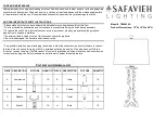 Предварительный просмотр 1 страницы Safavieh TBL4056A Manual