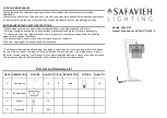 Safavieh TBL4073A Instructions preview
