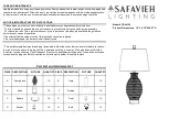 Safavieh TBL4125 Quick Start Manual preview