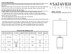 Safavieh TBL4128A Quick Start Manual preview