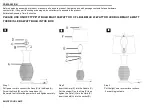 Предварительный просмотр 2 страницы Safavieh TBL4131A Quick Start Manual