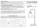 Preview for 1 page of Safavieh TBL4186A Quick Start Manual