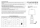 Safavieh TBL4231A Manual preview
