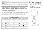 Предварительный просмотр 1 страницы Safavieh TBL4231A Manual