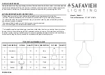 Safavieh TBL4254 Quick Start Manual preview