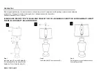 Предварительный просмотр 2 страницы Safavieh TBL4287A-SET2 Quick Start Manual