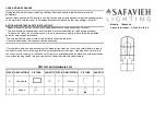 Safavieh TBL4292A Quick Start Manual preview