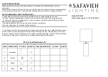 Safavieh TBL4335 Quick Start Manual preview