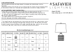 Preview for 1 page of Safavieh TBL4339 Assembly