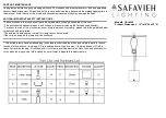 Предварительный просмотр 1 страницы Safavieh TBL4358 Quick Manual