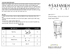 Safavieh Tinsley ACC5717 Quick Start Manual preview