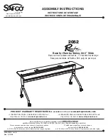 Safco 2052 Assembly Instructions Manual preview