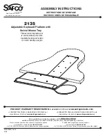 Safco 2135 Assembly Instructions Manual предпросмотр