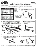 Предварительный просмотр 3 страницы Safco 4936 Assembly Instructions Manual