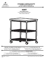 Preview for 1 page of Safco 5207 Assembly Instructions