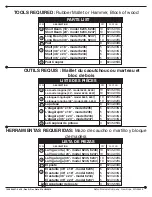 Предварительный просмотр 2 страницы Safco 624 BL Series Assembly Instructions Manual