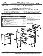 Preview for 1 page of Safco 8927 Assembly Instructions