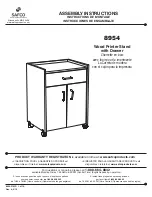 Preview for 1 page of Safco 8954 Assembly Instructions Manual