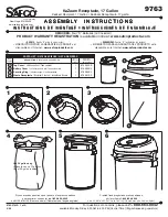 Preview for 1 page of Safco 9763 Assembly And Operating Instructions