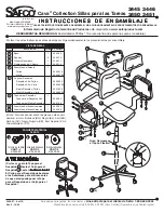 Предварительный просмотр 9 страницы Safco Cava 3445 Assembly Instructions Manual