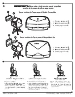 Предварительный просмотр 12 страницы Safco Cava 3445 Assembly Instructions Manual