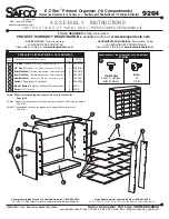 Safco E-Z Stor 9254HW Assembly Instructions предпросмотр