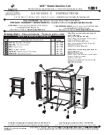 Предварительный просмотр 1 страницы Safco MUV 1881 Assembly Instructions