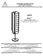 Safco Onyx 5577 Assembly Instructions preview