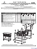 Предварительный просмотр 1 страницы Safco Scoot 5370 Assembly Instructions